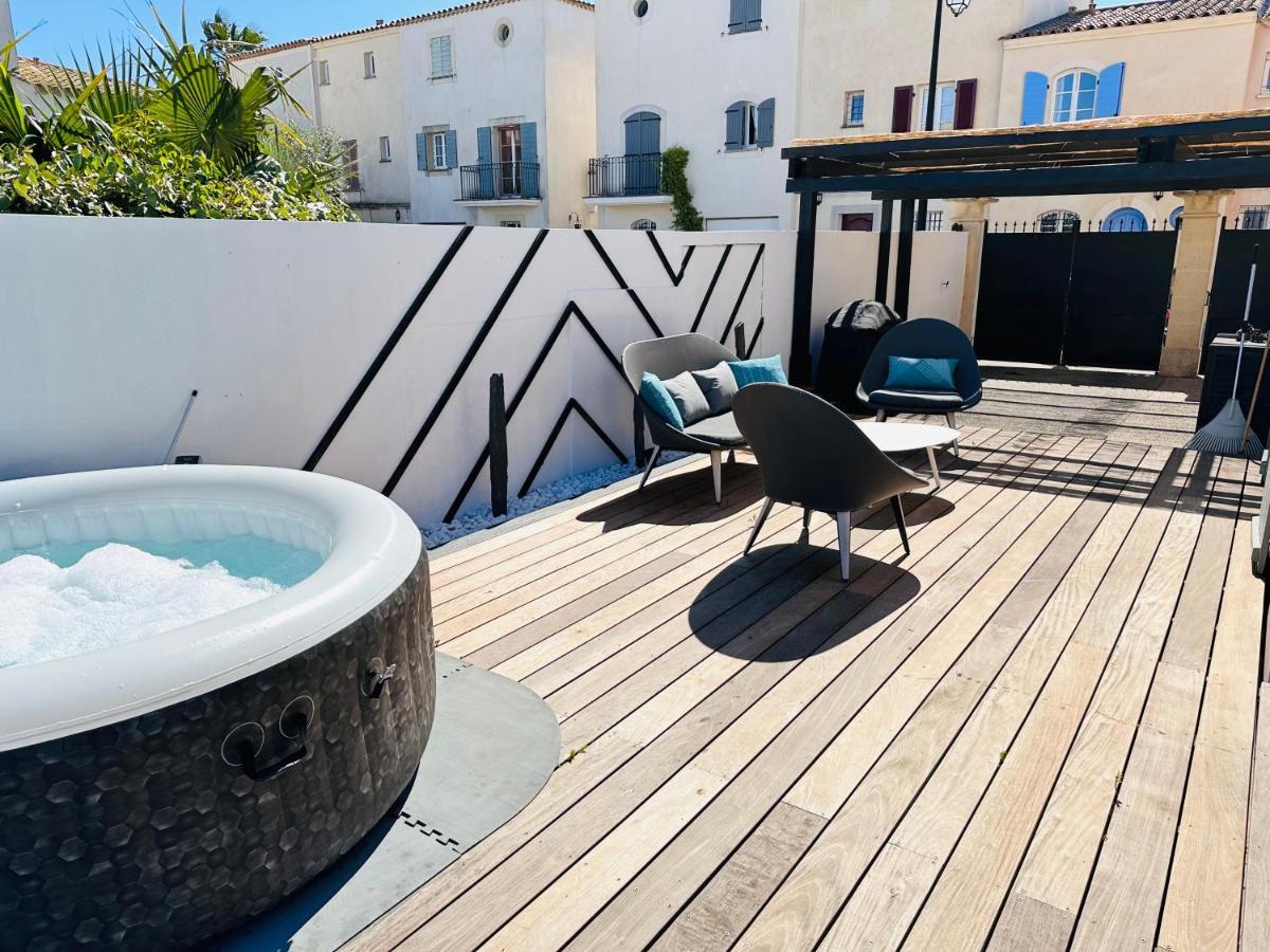 Marina 120M²/8 Pers/ Terrasse 100M²/ Appontement Villa Aigues-Mortes Exteriör bild
