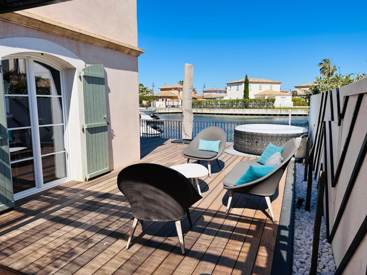 Marina 120M²/8 Pers/ Terrasse 100M²/ Appontement Villa Aigues-Mortes Exteriör bild